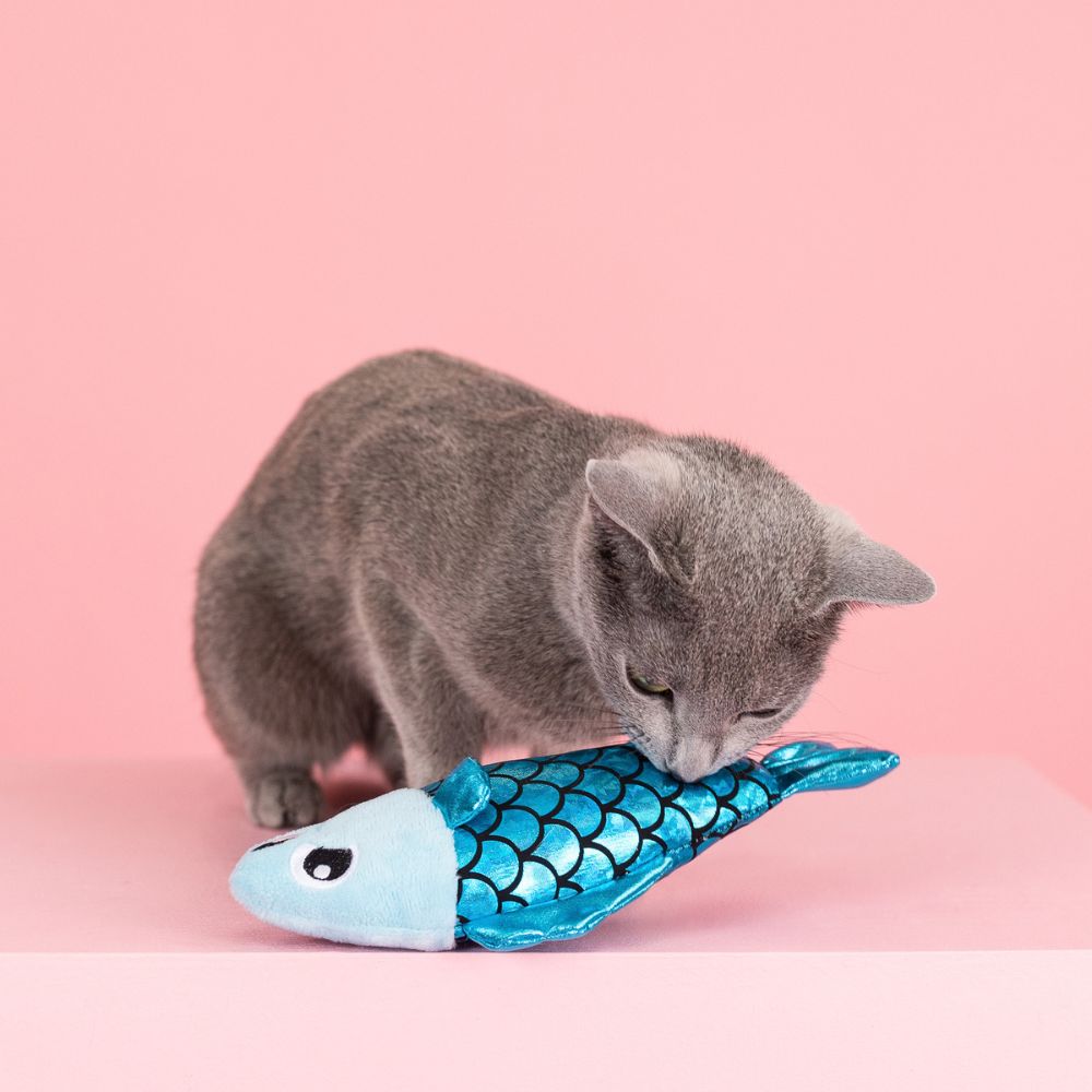 WalaDog - Juguete con Catnip para Gato - A Little Fishy de Fringe®_4