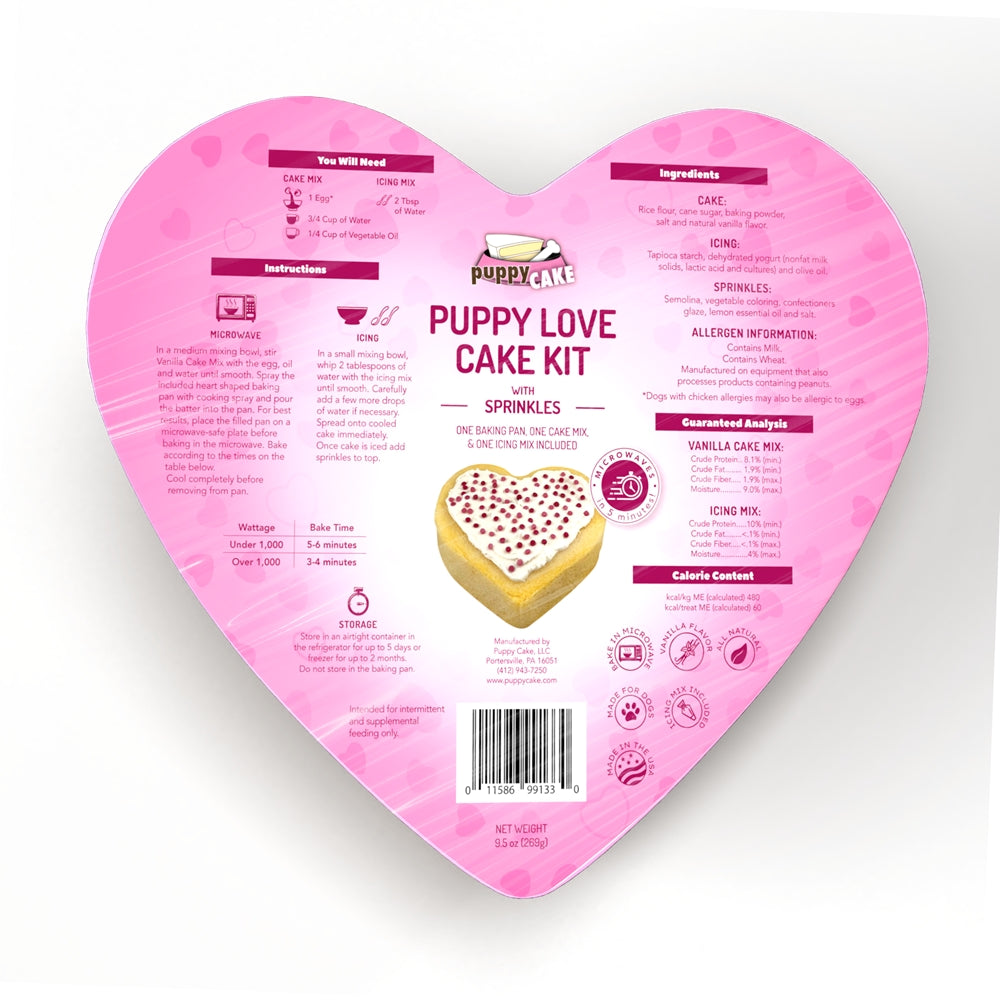 Kit para Pastel con Chispas - Puppy Love Cake Kit & Pupfetti Sprinkles de Puppy Cake®_2