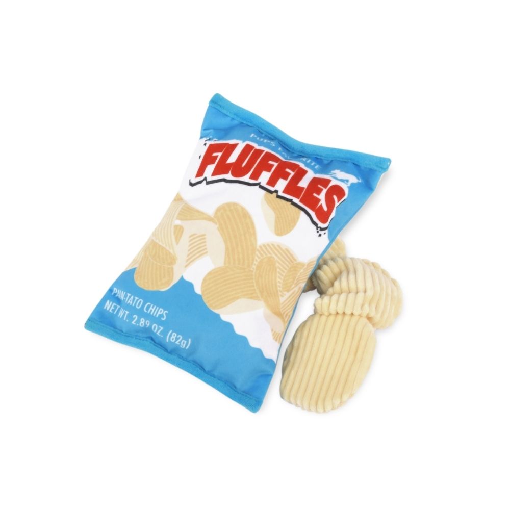 Juguete Tipo Plush para Perro - Fluffles Chips de P.L.A.Y. - Waladog_2