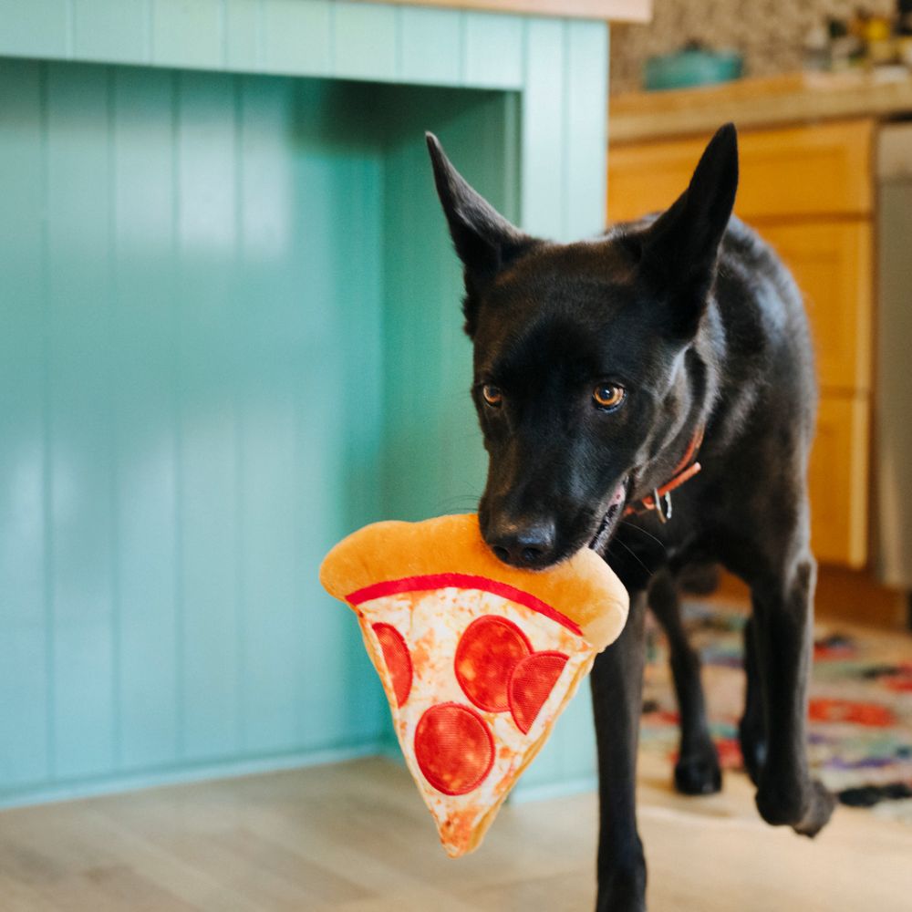 Juguete Tipo Plush para Perro - Puppy-roni Pizza de P.L.A.Y. - Waladog_5