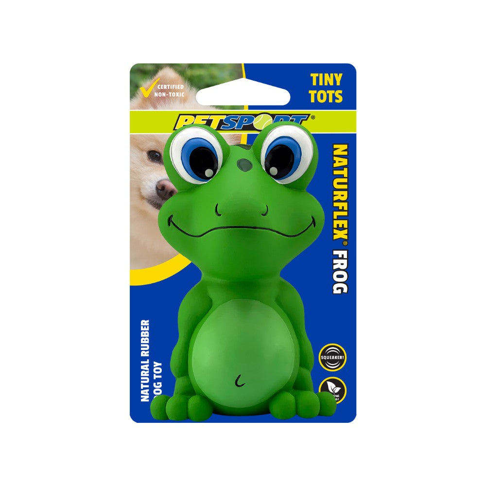 Juguete para Perros de Latex Natural - Naturflex Frog Tiny Tots de Petsport®_Waladog 2