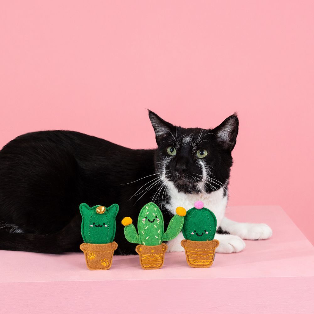 Set de 3 Juguetes con Catnip para Gato - Cat-Us Friends de Fringe®