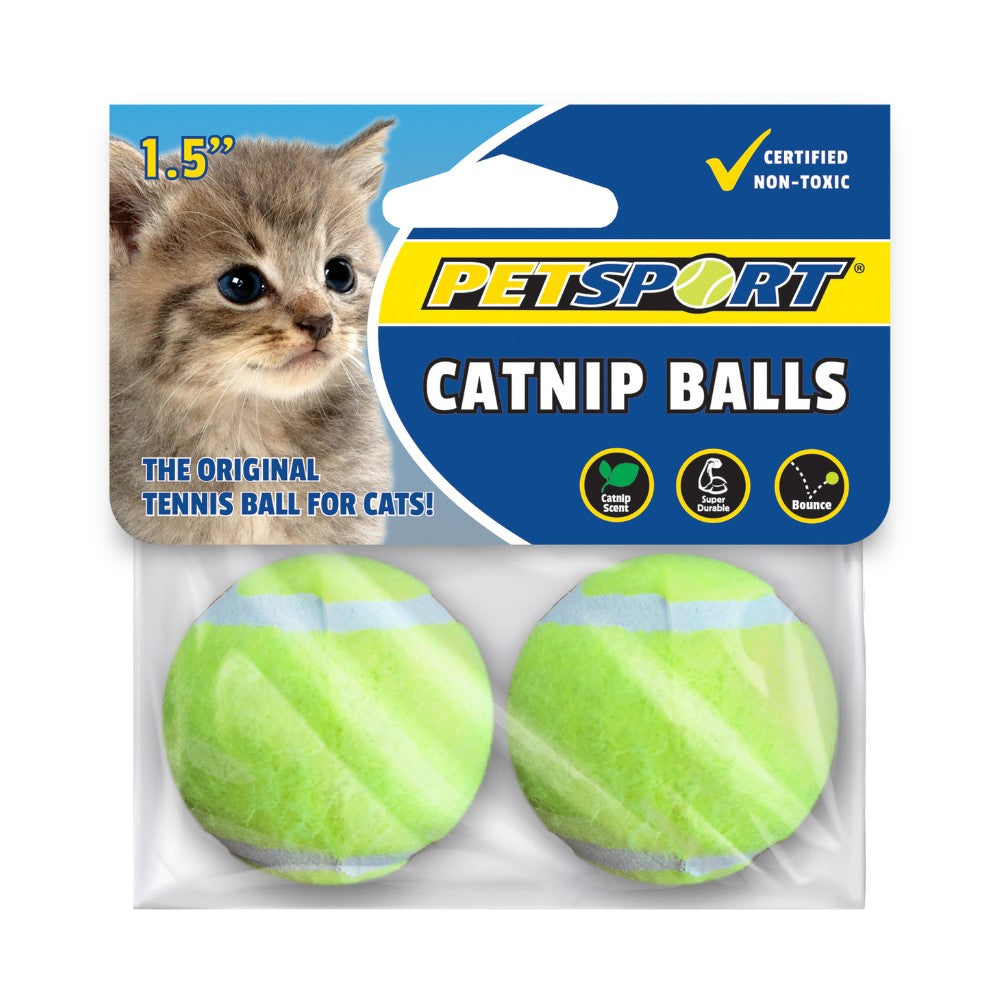 Juguete para Gatos Tipo Pelota con Catnip - Catnip Balls 2 Pack de Petsport®_Waladog