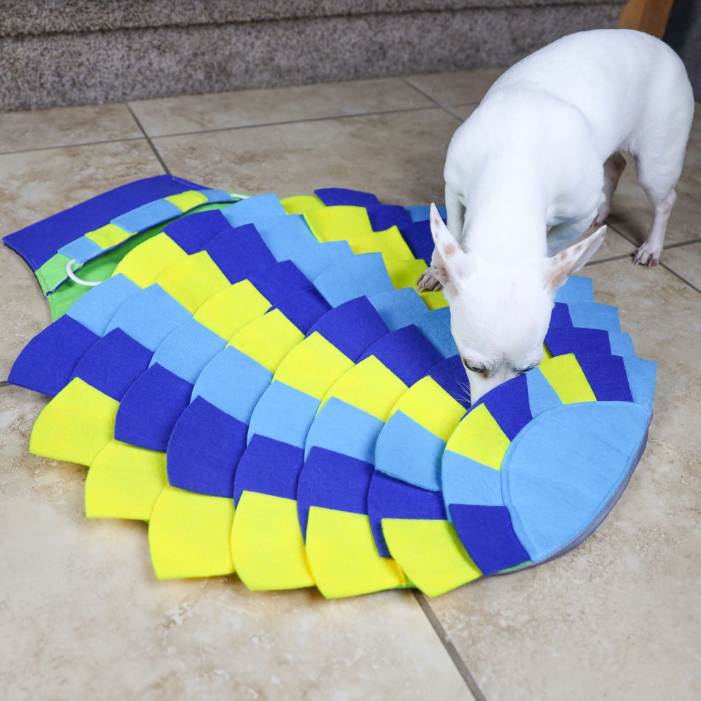 Tapete Rompecabezas Interactivo para Perros - Paradise Hot Air Balloon Snuffle Mat Puzzle Pad de Petique®