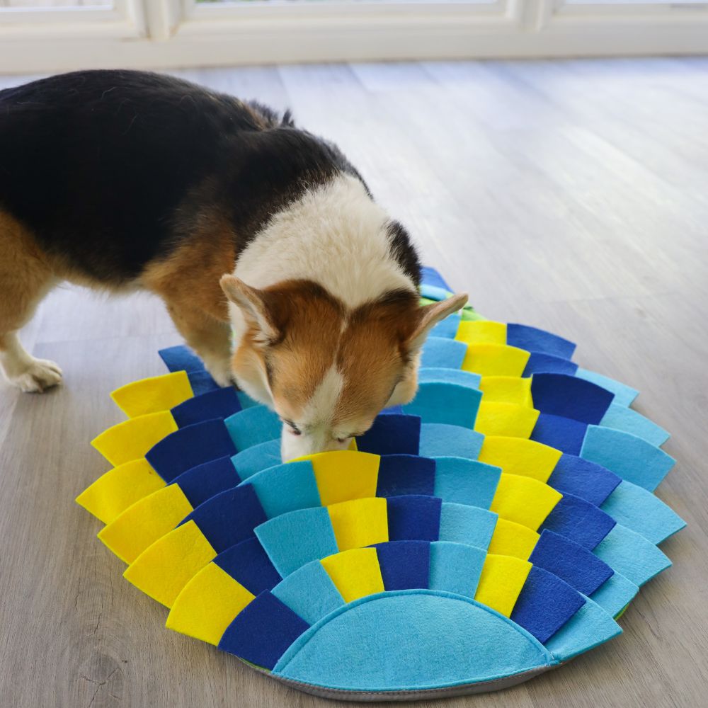 Tapete Rompecabezas Interactivo para Perros - Paradise Hot Air Balloon Snuffle Mat Puzzle Pad de Petique®