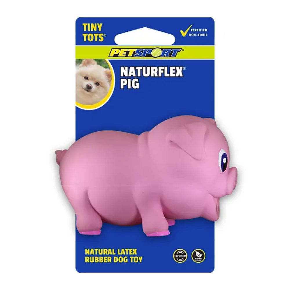 Juguete para Perros de Latex Natural - Naturflex Pig Tiny Tots de Petsport®