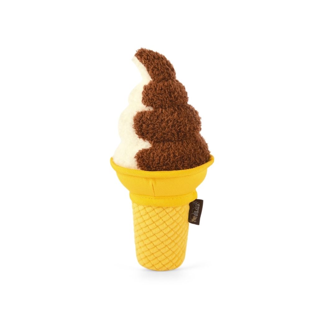 Juguete Tipo Plush para Perro - Swirls n Slobbers Soft Serve Ice Cream Cone de P.L.A.Y. - Waladog_1