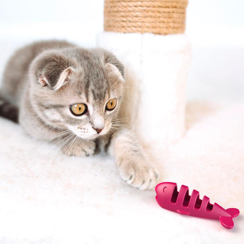 Juguete Interactivo para Gatos - Fish Cat Treat Toy de Aïkiou®